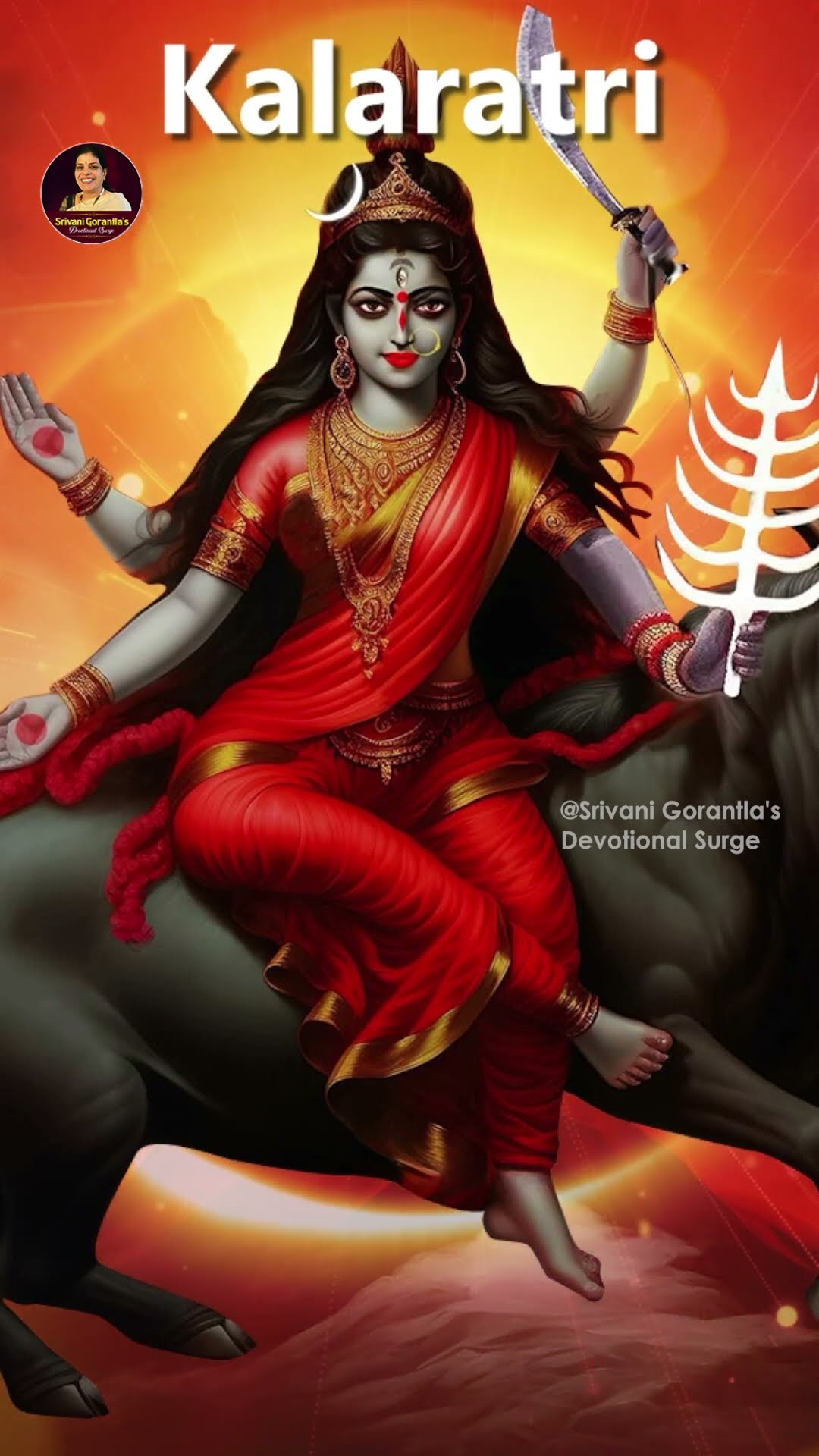 Kalaratri Devi | Navaratri Special Pooja - Day 7 | Devotional Videos | #Ytshort | Srivani Gorantla